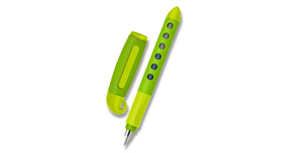 Vysoce Kvalitní Bombičkové pero Faber-Castell Scribolino pro leváky - zelené