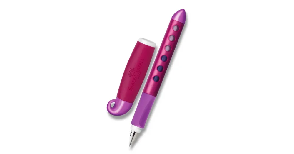 Bombičkové pero Faber-Castell Scribolino pro leváky - malinové Nízká Cena