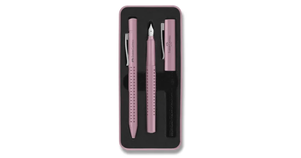 Sada Faber-Castell Grip Edition 2010 plnicí pero a kuličkové pero - růžová Odeslání Ihned