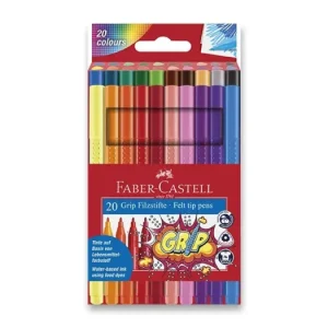Super Cena Dětské fixy Faber-Castell Grip, 20 barev
