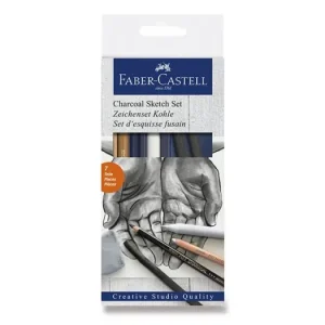 Výhodná Nabídka Umělecká sada Faber-Castell Goldfaber Charcoal Sketch, 7 ks