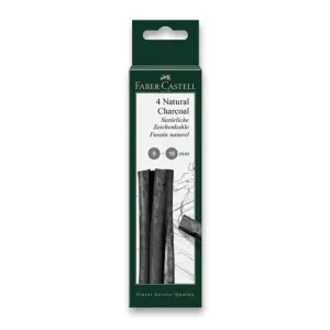 Přírodní uhel Faber-Castell Pitt Monochrome 9-15 mm, 4 kusy Cenová Bomba