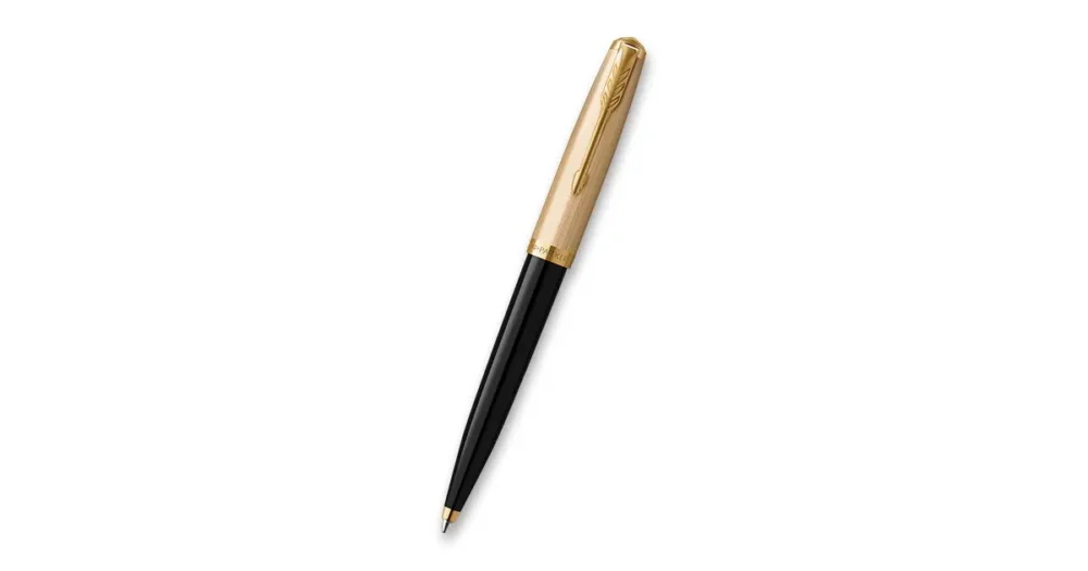Parker 51 Deluxe Black GT - kuličkové pero Výprodej