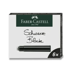 Cenová Bomba Inkoustové bombičky Faber-Castell 6 ks - černé
