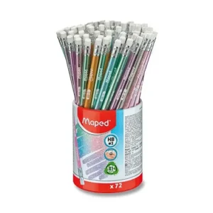 Tovární Cena Grafitová tužka s pryží Maped Color'Peps Glitter - tvrdost HB