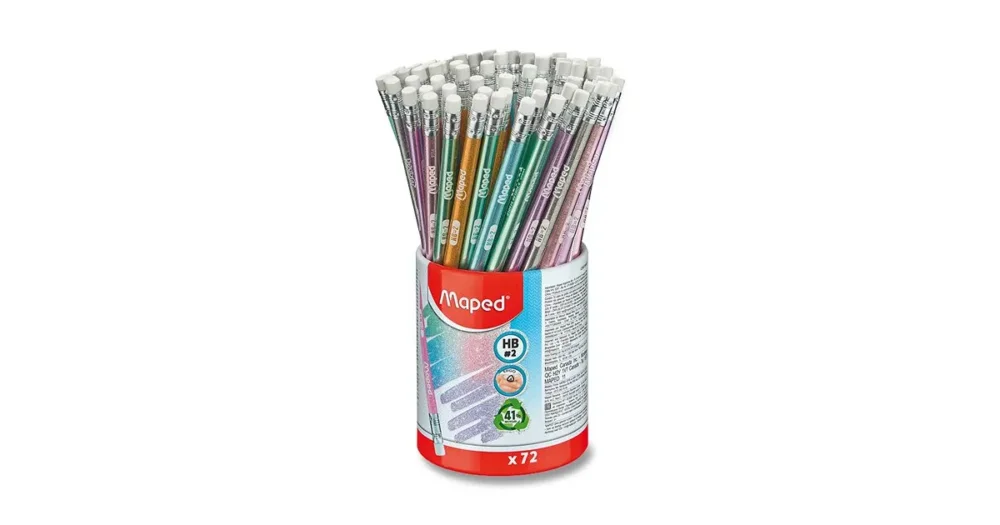 Tovární Cena Grafitová tužka s pryží Maped Color'Peps Glitter - tvrdost HB