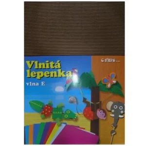 Vlnitá lepenka B4 hnědá - rovná vlna, 10ks Originální