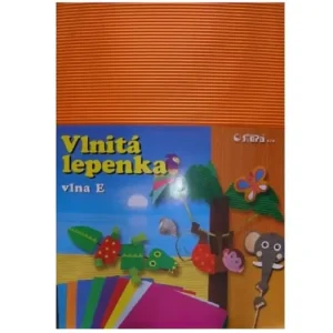 Vlnitá lepenka B4 oranžová - rovná vlna, 10ks Kup Teď