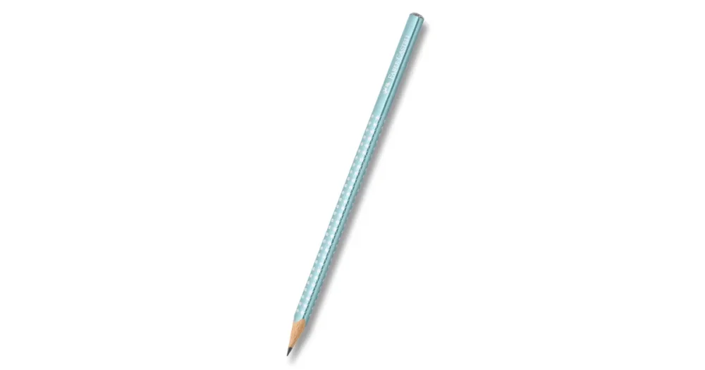 Grafitová tužka Faber-Castell Sparkle - perleťová světle tyrkysová, tvrdost B Kup Teď