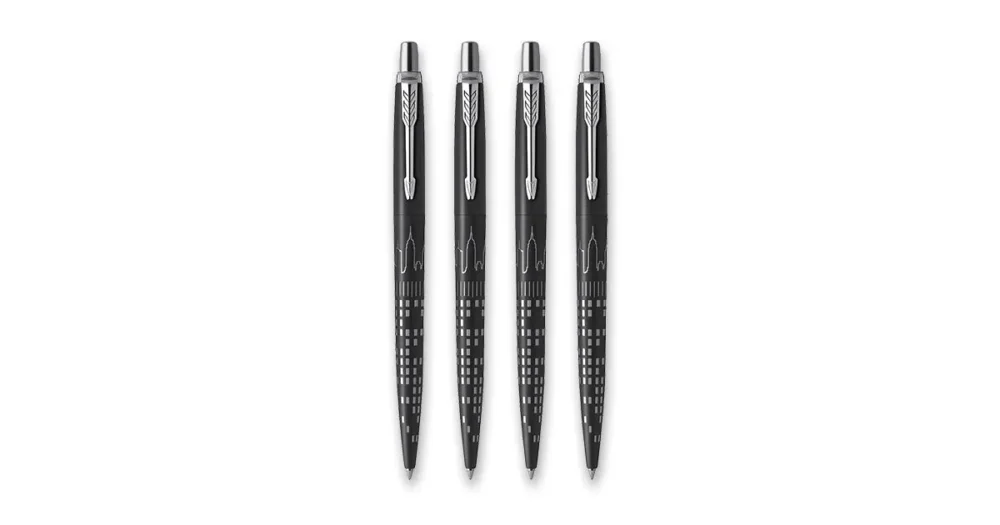 Objednat Nyní Parker Jotter SE New York Black CT - kuličkové pero, set 4 ks
