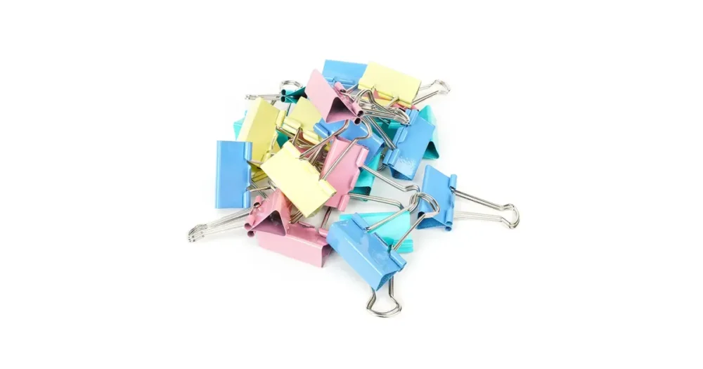 Expresní Doručení Klipy na dokumenty 32mm color, 24 ks - mix barev