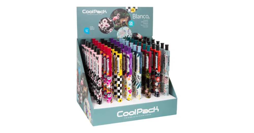 Gelové pero Cool Pack Fashion - modrá náplň Originální