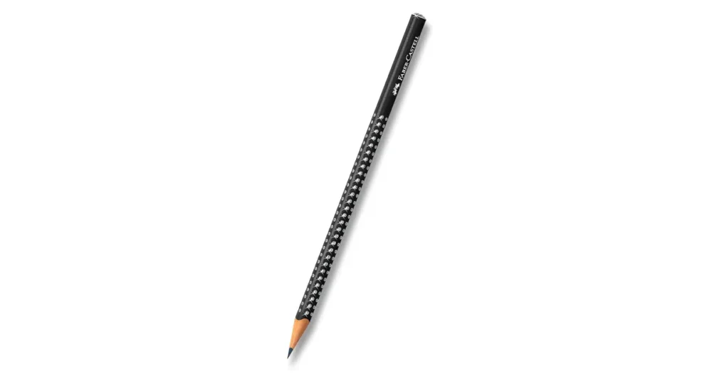 Sleva Grafitová tužka Faber-Castell Sparkle - perleťová černá, tvrdost B