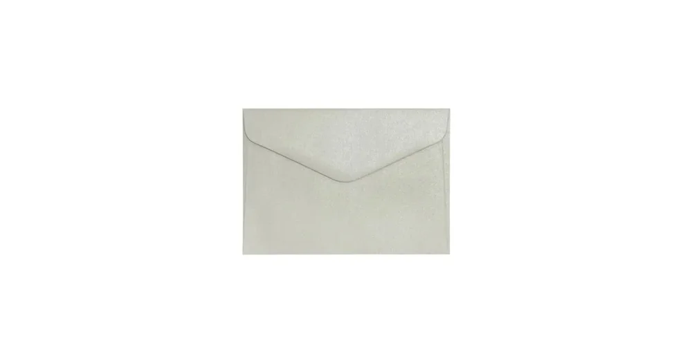 Rychlé Dodání Obálky C6 Pearl světle stříbrná K 150g, 10ks, Galeria Papieru