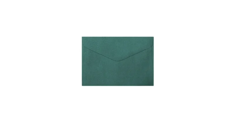 Autentický Obálky C6 Pearl zelená K 150g, 10ks, Galeria Papieru