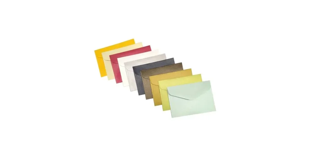 Obálky B7 120g Galeria Papieru, 100ks - metalické mix Finální Výprodej