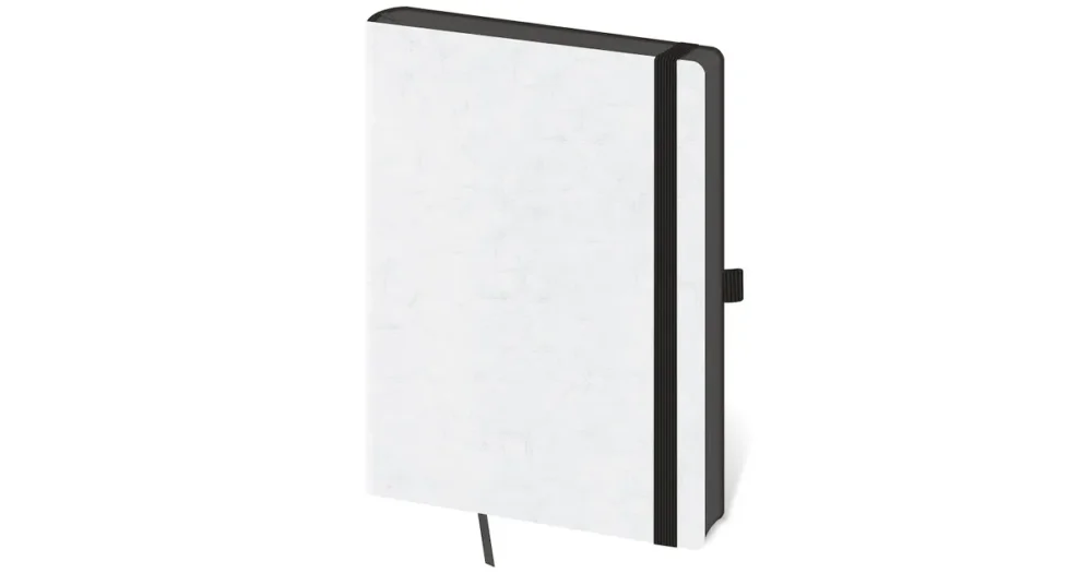 Top Prodej Tečkovaný zápisník Helma A5 - Memory White (čtverečkovaný)
