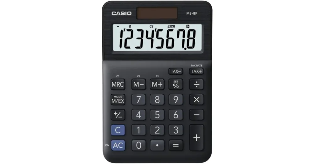 Kalkulačka stolní CASIO MS 8 F Levný