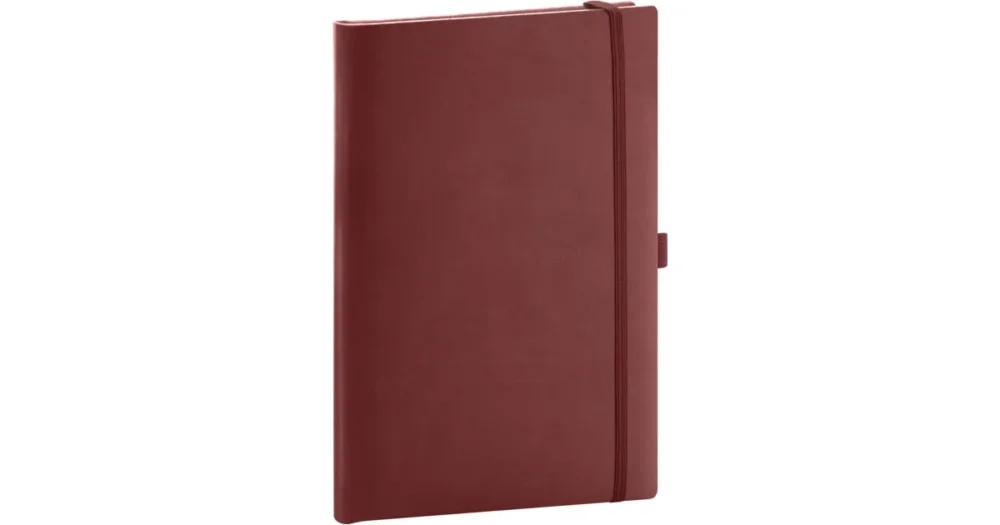 Notes NOTIQUE tečkovaný 15 x 21 cm - Aprint Neo vínový Výprodej