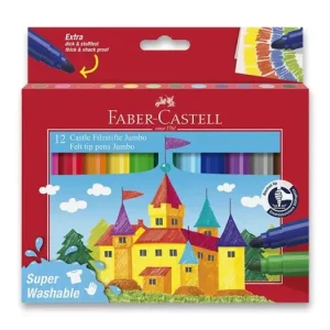 Aktuální Fixy Faber-Castell Jumbo, 12 barev