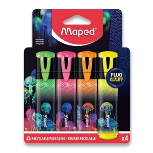 Sada zvýrazňovačů Maped Deepsea Paradise - 4 barvy Sezónní Sleva