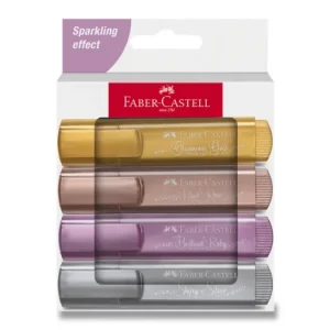 Sada zvýrazňovačů Faber-Castell Textliner 46 Metallic - 4 barvy Cenově Výhodný