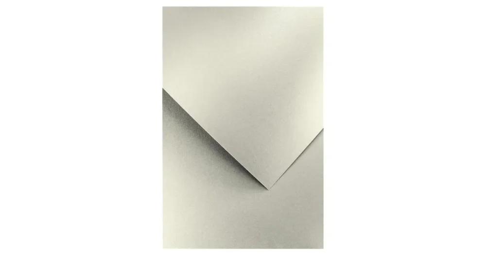Ozdobný papír 250g Galeria Papieru, 20ks - Pearl světle stříbrná Akce