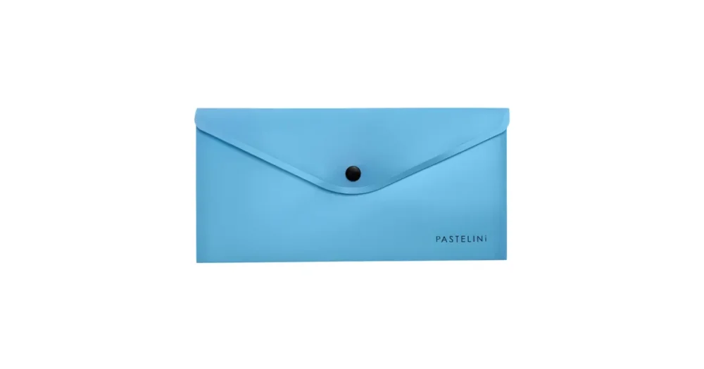 Must-Have Psaníčko s drukem DL Karton P+P PASTELINI - modrá