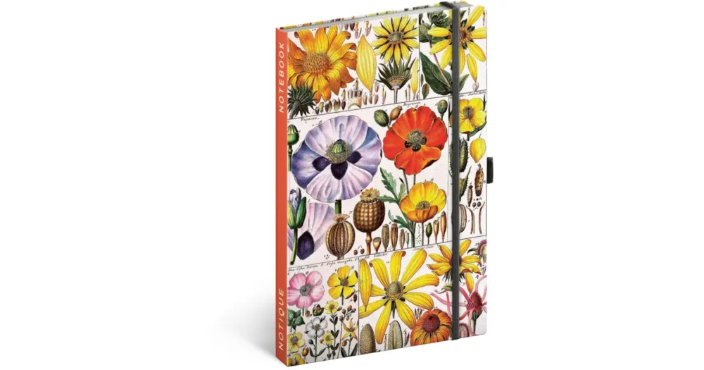 Notes NOTIQUE tečkovaný 13 x 21 cm - Herbář Kateřiny Winterové Nejprodávanější
