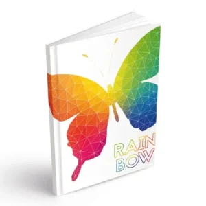 Záznamní kniha A5 100ls, linka - Rainbow Omezená Nabídka