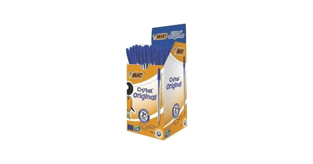 Značkový Kuličkové pero BIC Cristal - modré, 50ks