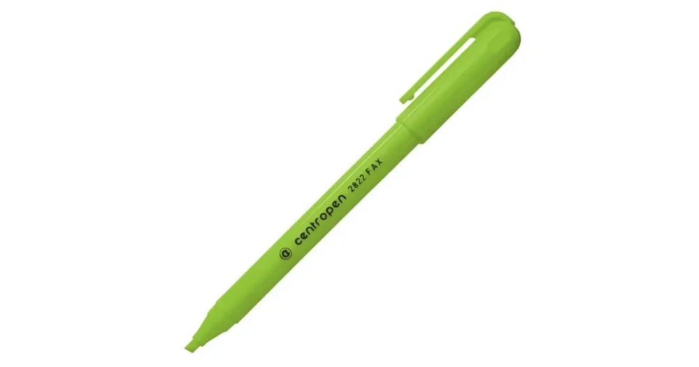 Zvýrazňovač Centropen 2822 - zelený Vrácení Zdarma