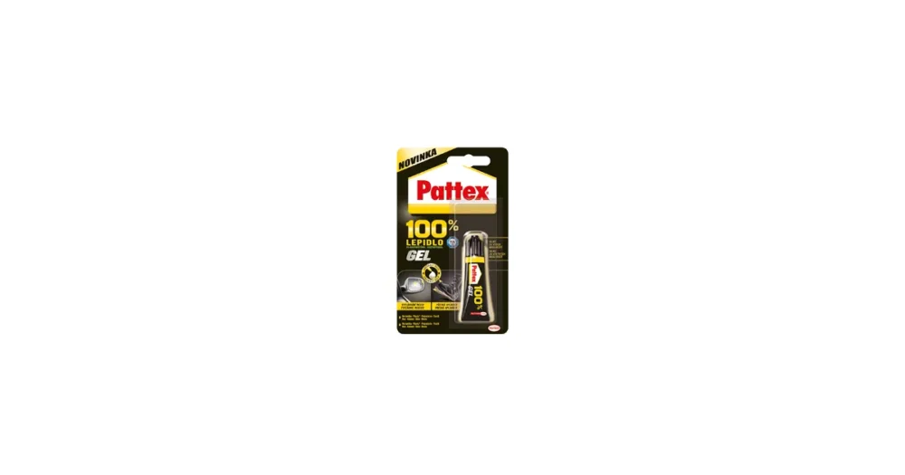 Univerzální gelové lepidlo Pattex - 100% gel 8 g, transparentní Nejlepší Volba