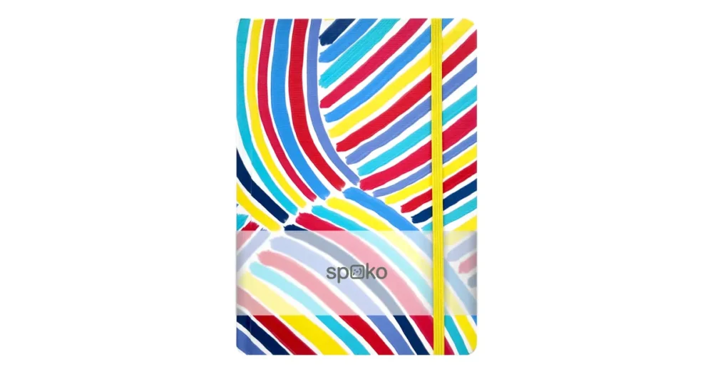 Zápisník linkovaný A5 Spoko, 75g, 96 str.- Creative V (modrý štětec) Cenově Výhodný