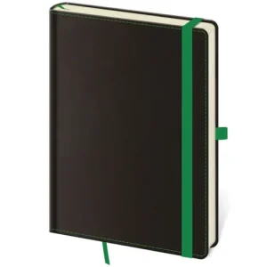 Zápisník tečkovaný (čtverečkovaný) A5 - Black Green Tovární Cena