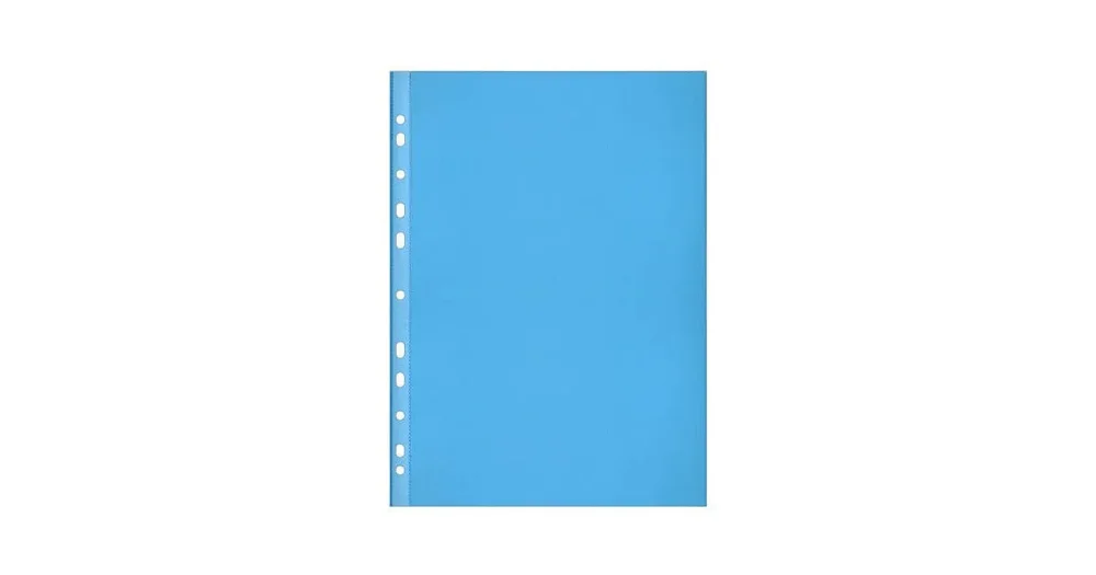 Prospektový obal A4 hladký, 50 mikronů, HERLITZ, 100ks - modrý Akce