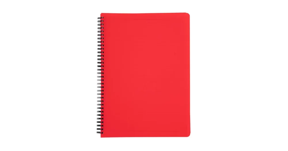 Twin wire blok A4 linka PP KARTON P+P - Classic červená Výprodej