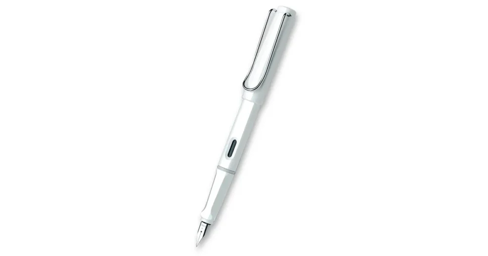 Plnicí pero Lamy Safari Shiny White - hrot F Nejlepší Cena