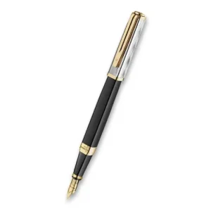 Poslední Šance Plnicí pero Waterman Exception Reflections of Paris SE DLX Black GT, hrot M
