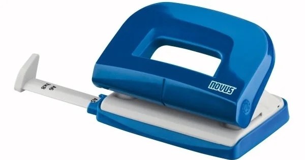Děrovač Novus E210, modrý Akční Cena