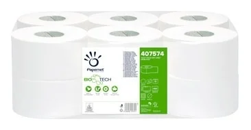 Papír toaletní Bio Tech Jumbo Mini 19,5cm, balení 12ks Cenový Hit