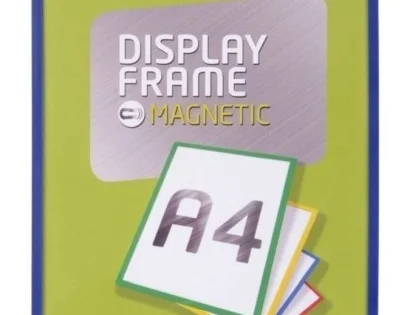 Rámeček magnetický djois Display Frame A4, modrý Finální Výprodej