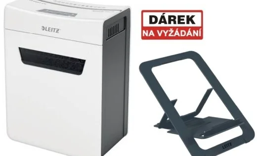 Sleva Stroj skartovací Leitz IQ Protect Premium 4M