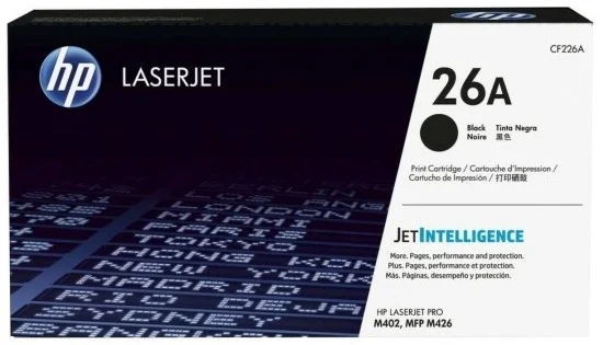 Autentický Toner HP CF226A pro LJ Pro M402/M426, černý, 3.100stran