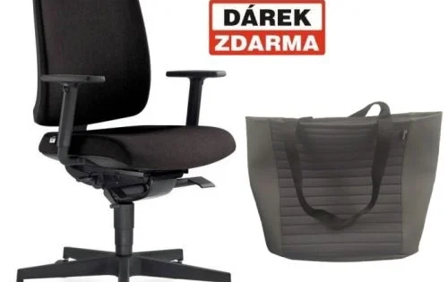 Židle kancelářská Leaf 500-SYB, černá Ihned K Objednání