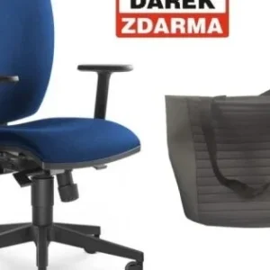 Židle kancelářská Lyra 207-SY, modrá Výhodná Nabídka