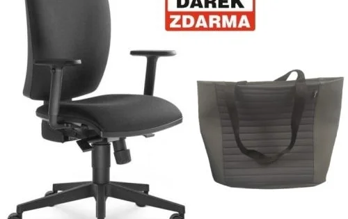 Bezpečná Platba Židle kancelářská Lyra 207-SY, černá
