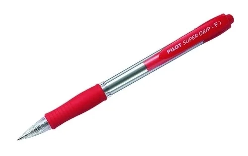 Must-Have Pero kuličkové Pilot Super Grip červené