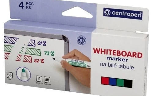 Značkovač Centropen 8559stíratelný, sada 4ks Top Prodej