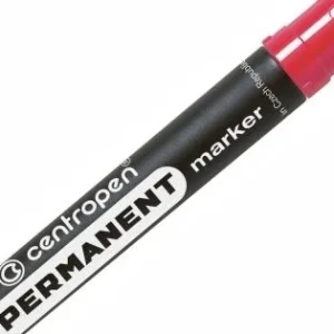 Značkovač Centropen 8566 Permanent, červený Aktuální